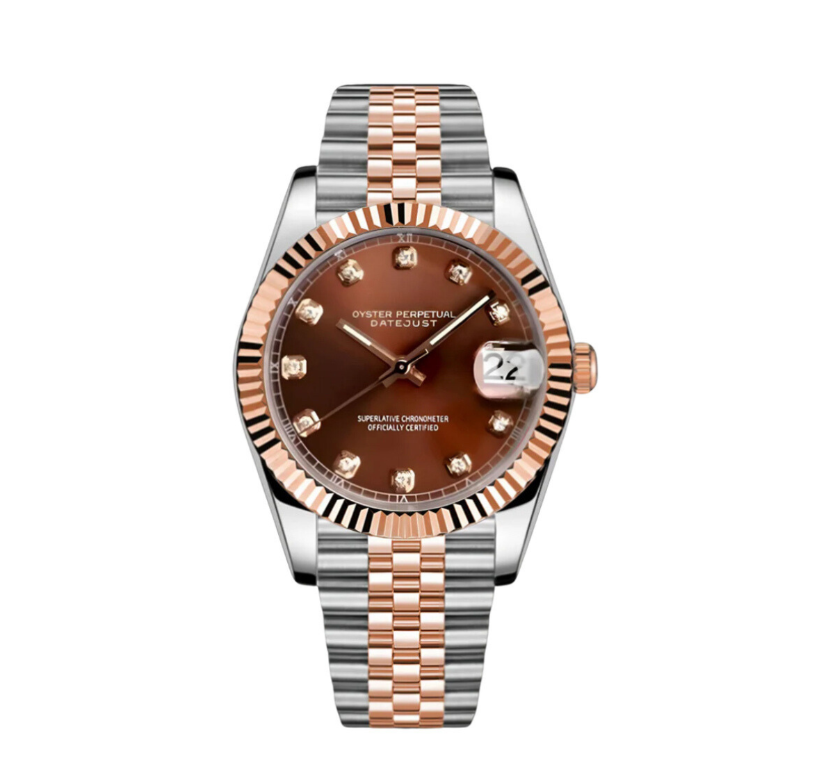 DATEJUST MOD (CHOCOLATE TWO TONE)
