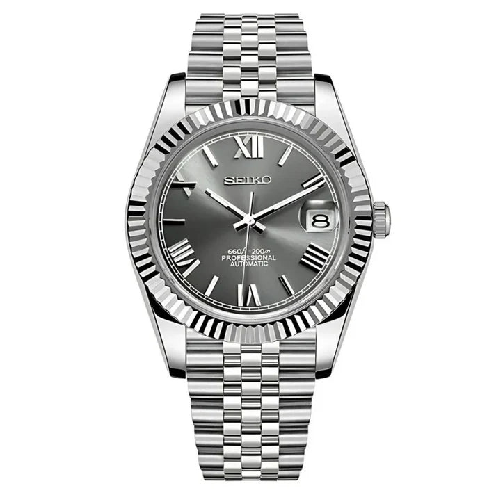 DATEJUST MOD ROMAN GRAY DIAL