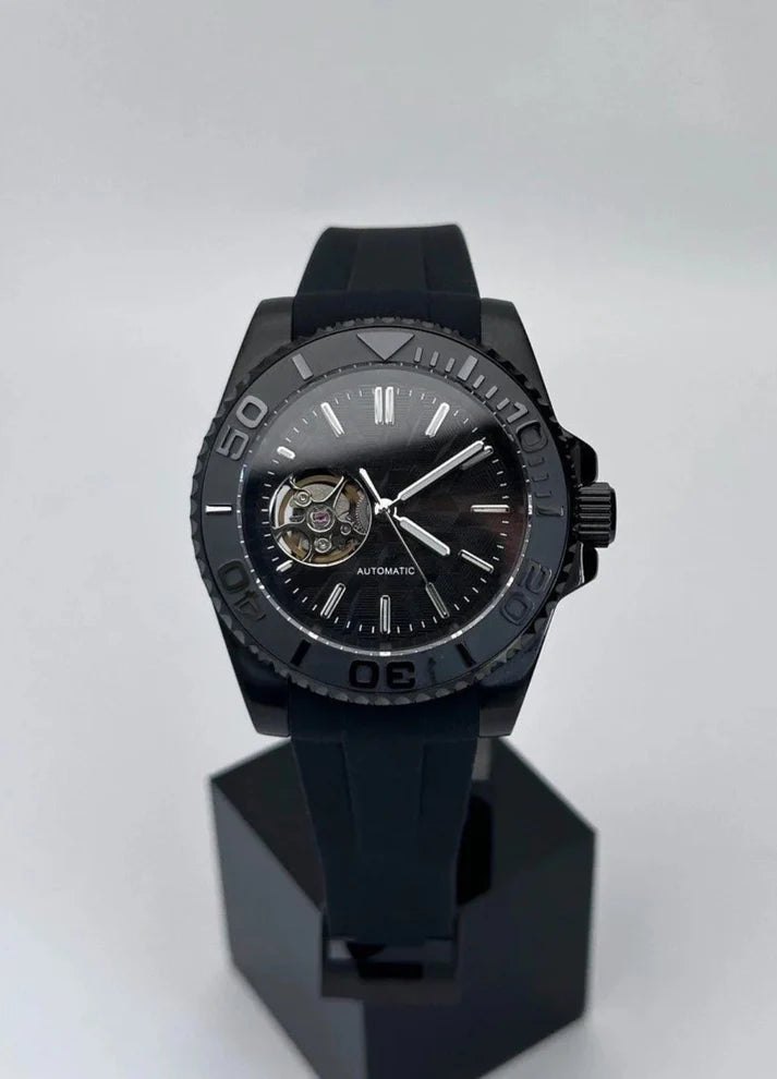 YACHTMASTER BLACK OPEN HEART MOD