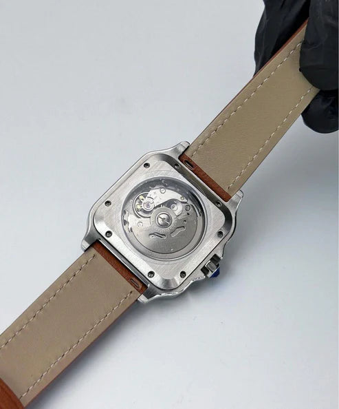 SANTOS WHITE (LEATHER STRAP) MOD