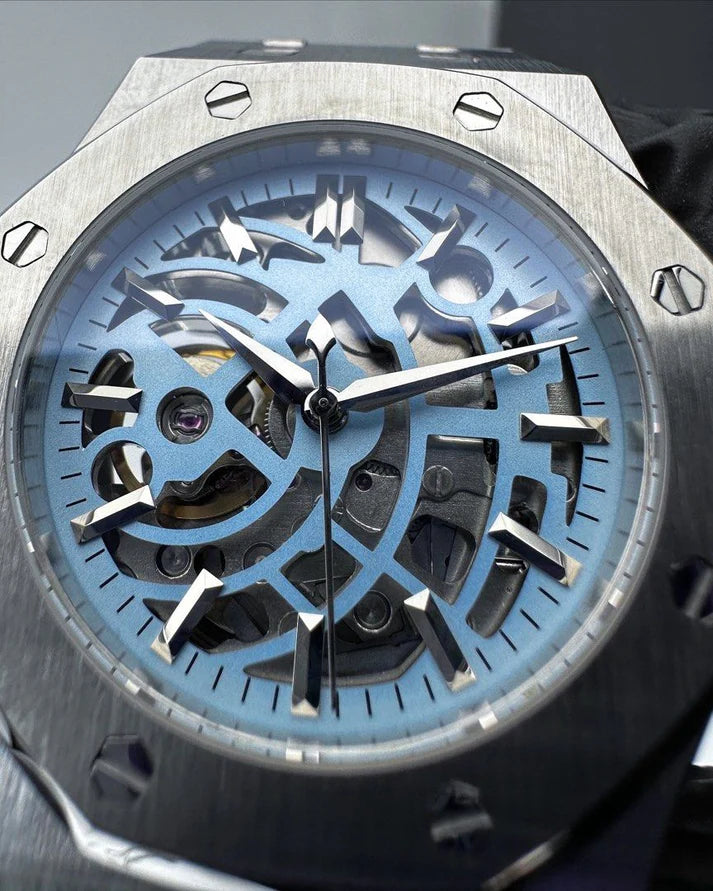 ROYAL OAK BABY BLUE SKELETON MOD