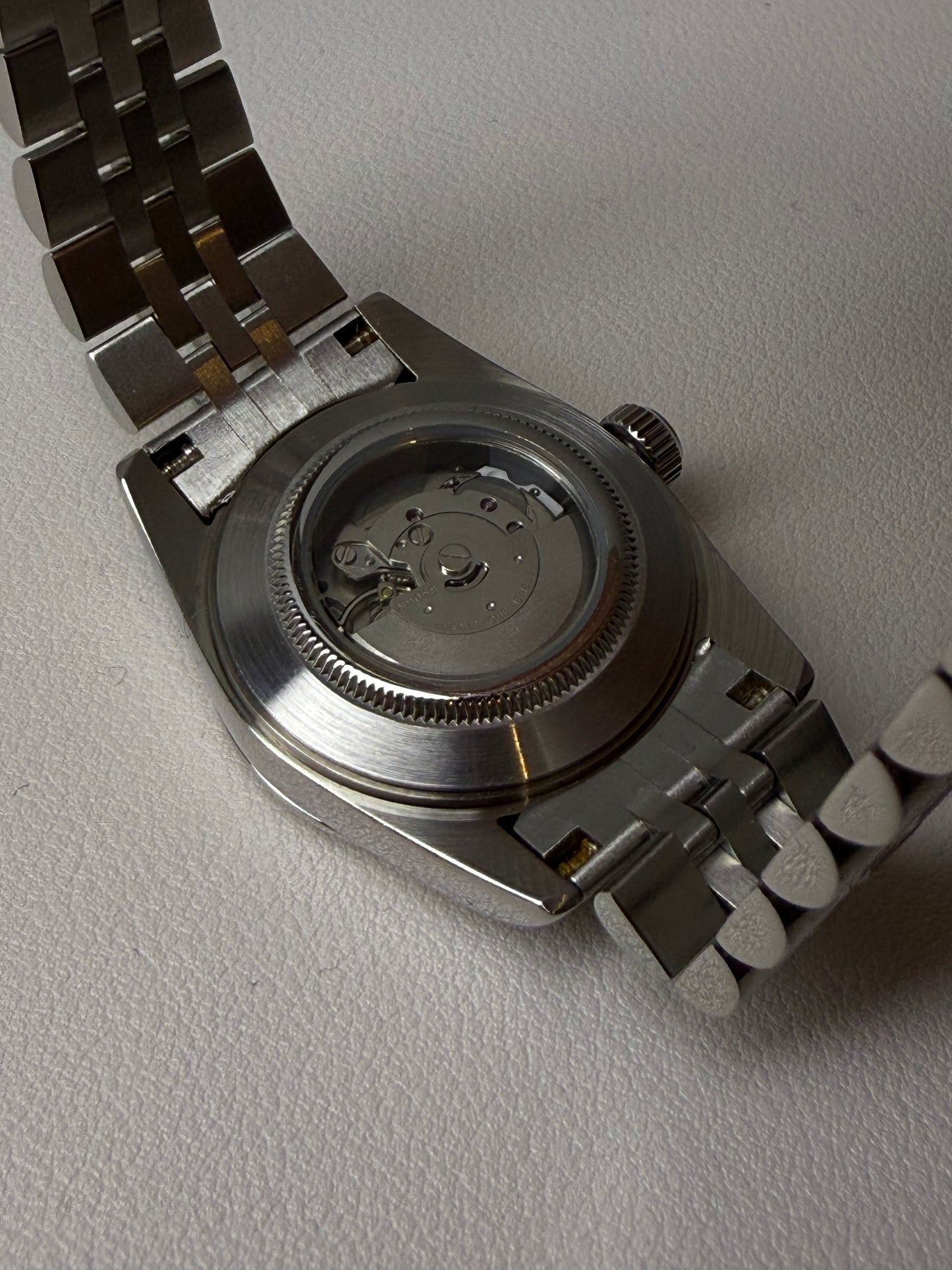 DATEJUST WHITE SILVER GEM MOD