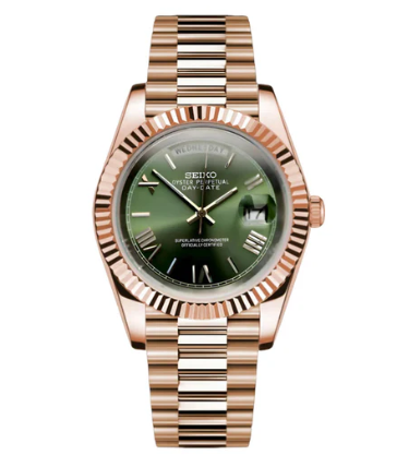 DAYDATE ROSE GOLD OLIVE MOD