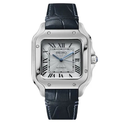 SANTOS WHITE (BLUE LEATHER STRAP) MOD