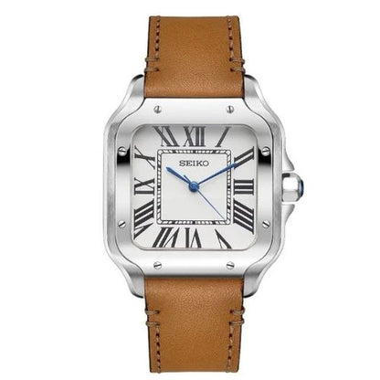 SANTOS WHITE (LEATHER STRAP) MOD