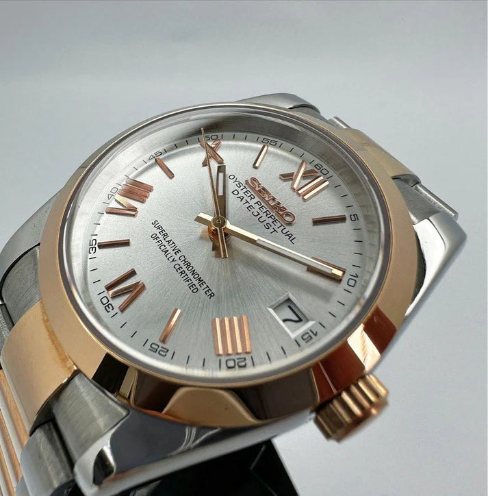 DATEJUST CLASSIC MOD (TWO TONE) ROSE GOLD ROMAN