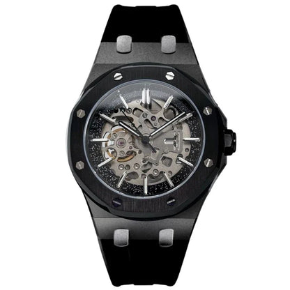 ROYAL OAK SKELETON BLACKED OUT RUBBER MOD