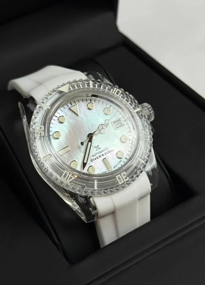 YACHTMASTER WHITE PEARL MOD
