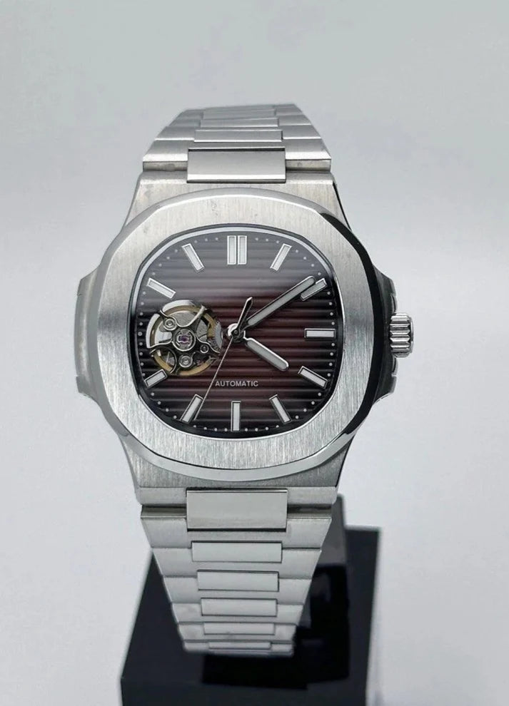 NAUTILUS OPEN HEART BROWN