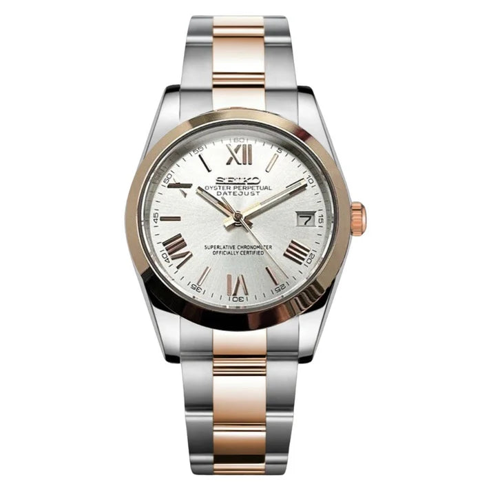 DATEJUST CLASSIC MOD (TWO TONE) ROSE GOLD ROMAN