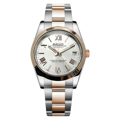 DATEJUST CLASSIC MOD (TWO TONE) ROSE GOLD ROMAN