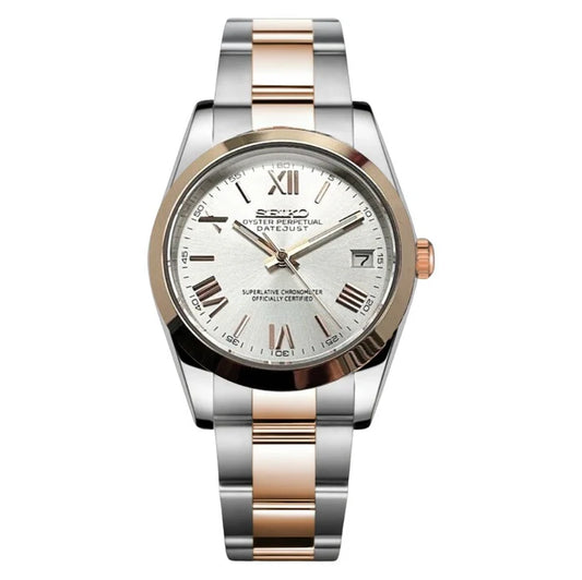 DATEJUST CLASSIC MOD (TWO TONE) ROSE GOLD ROMAN