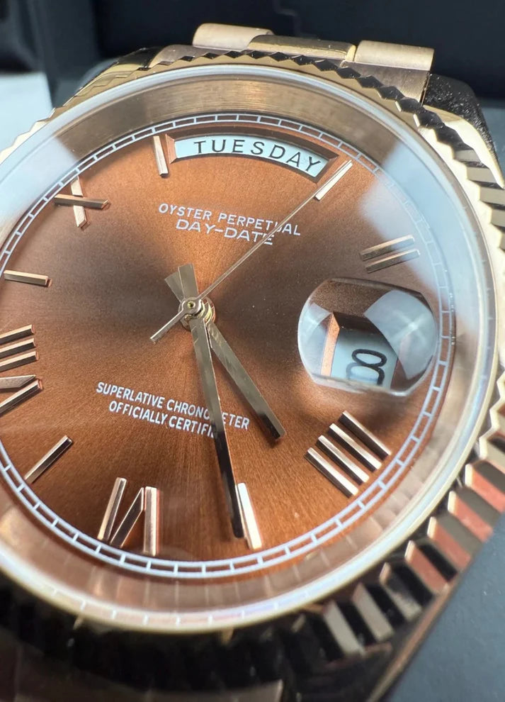 DAYDATE ROSE GOLD CHOCOLATE