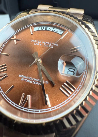 DAYDATE ROSE GOLD CHOCOLATE