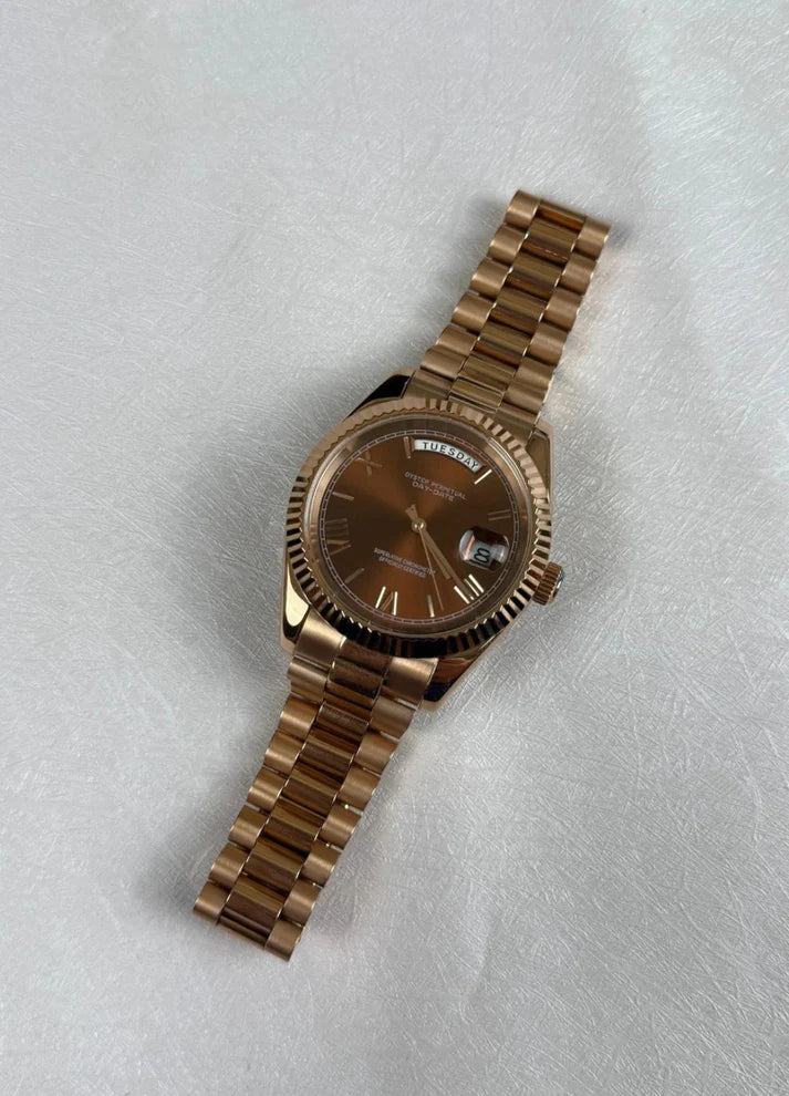 DAYDATE ROSE GOLD CHOCOLATE