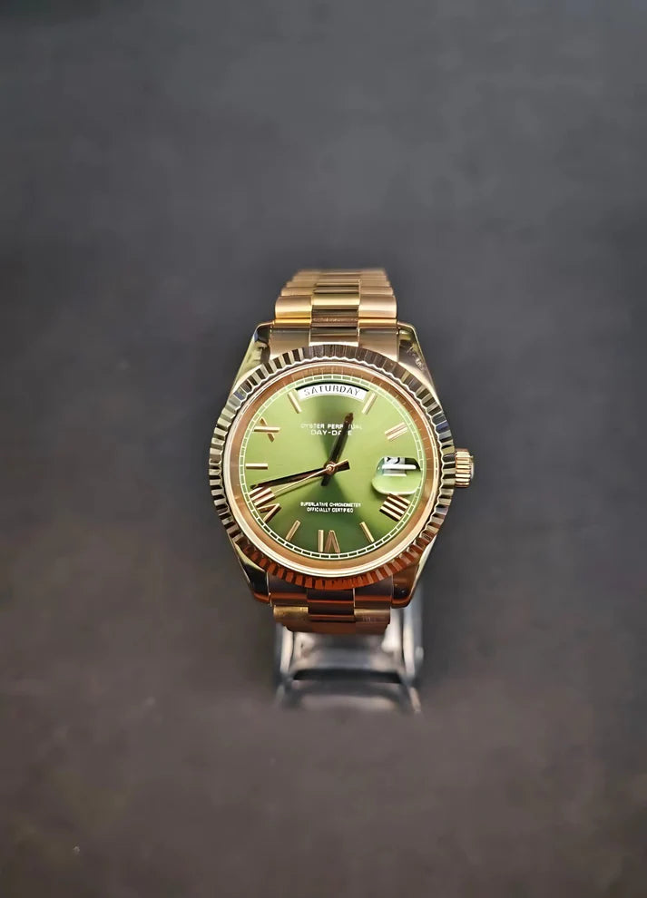 DAYDATE ROSE GOLD OLIVE MOD