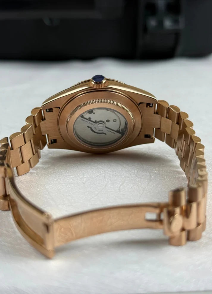 DAYDATE ROSE GOLD OLIVE MOD